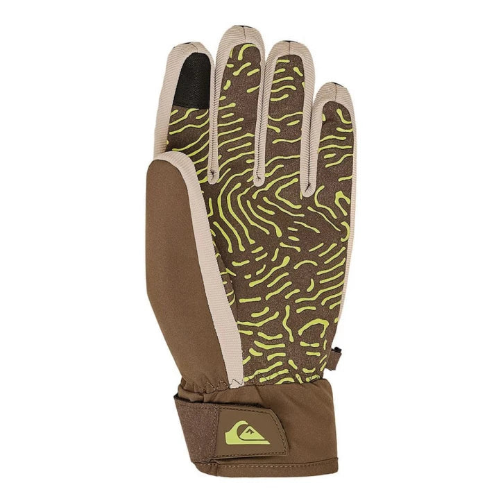 Load image into Gallery viewer, Quiksilver Men's Method Snow Gloves Brown EQYHN03204-CQP0
