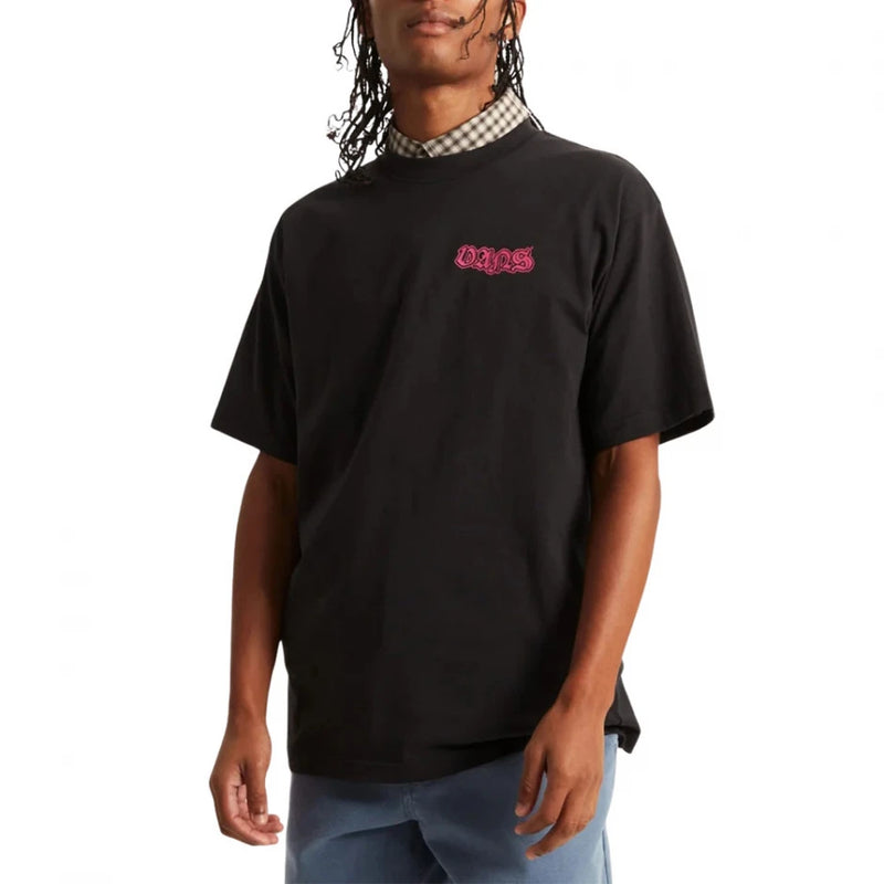Load image into Gallery viewer, Vans Men's Misty Eyes Loos T-shirt Black VN000W01BLK

