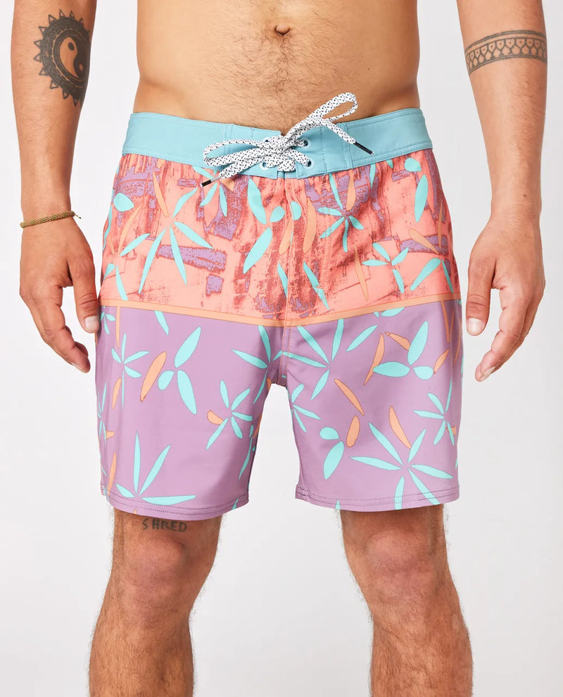 Load image into Gallery viewer, Rip Curl Men&#39;s Mirage Retro Sealife 16&quot; Boardshort Dusty Purple 08KMBO-4775
