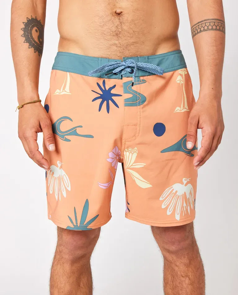 Load image into Gallery viewer, Rip Curl Men's Mirage Retro Snapa Swimwear Clay 08MMBO_136
