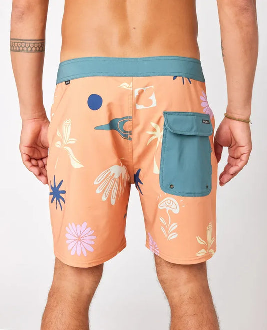 Rip Curl Men's Mirage Retro Snapa Swimwear Clay 08MMBO_136