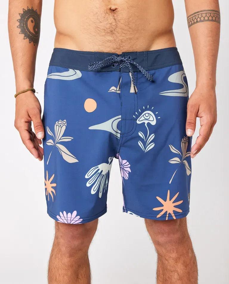Load image into Gallery viewer, Rip Curl Men's Mirage Retro Snapa Swimwear Dark Navy 08MMBO_291

