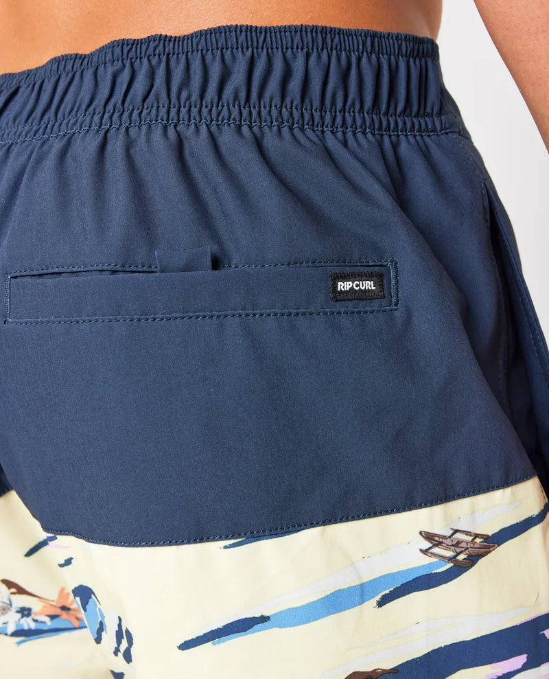 Load image into Gallery viewer, Rip Curl Men&#39;s Nu Divided Semi Elastic 17&quot;Boardshort Vintage Yellow 08NMBO-8872
