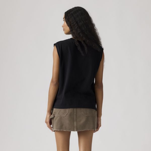 Load image into Gallery viewer, Levi's Women's Boxy Tank Top Black A87940020
