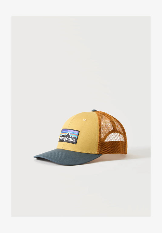 Patagonia Unisex P6 Logo Trucker Hat Lynx Tan 38289-LYTN
