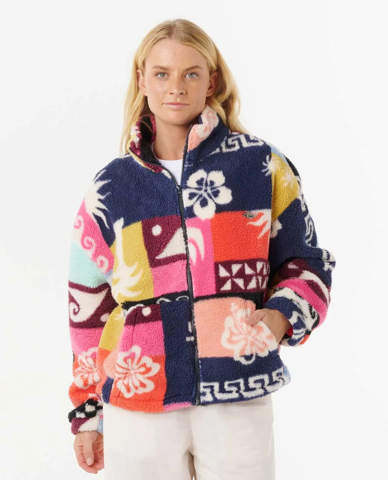 Load image into Gallery viewer, Rip Curl Women&#39;s Keepsakes Polar Fleece Multico 09JWFL-3282
