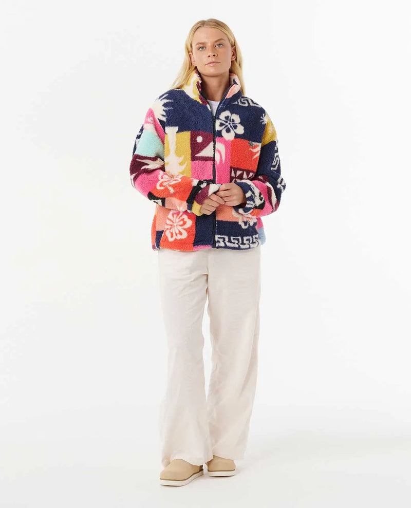 Load image into Gallery viewer, Rip Curl Women&#39;s Keepsakes Polar Fleece Multico 09JWFL-3282
