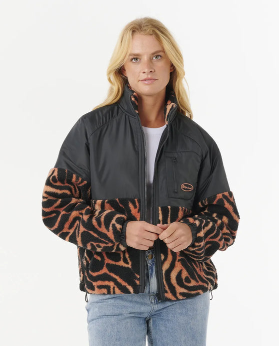 Rip Curl Women's Keepsakes Anti-Series Polar Fleece Black 09OWFL-0090
