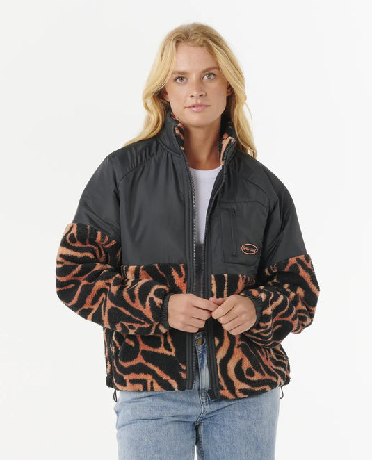Rip Curl Women's Keepsakes Anti-Series Polar Fleece Black 09OWFL-0090
