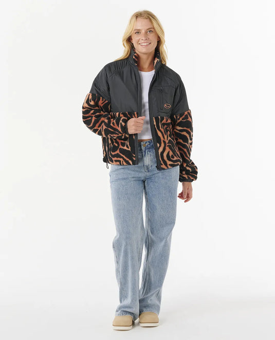 Rip Curl Women's Keepsakes Anti-Series Polar Fleece Black 09OWFL-0090