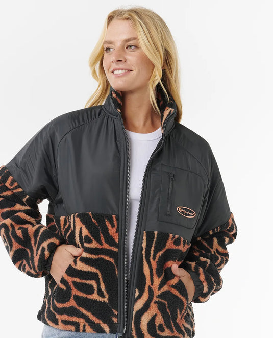 Rip Curl Women's Keepsakes Anti-Series Polar Fleece Black 09OWFL-0090