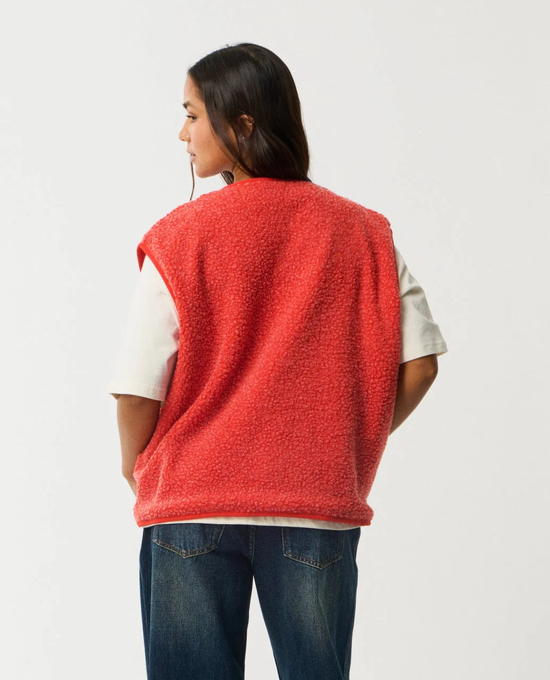 Load image into Gallery viewer, Rip Curl Women's Every Day Polar Vest Sleeveless Red 0BSWFL-0040
