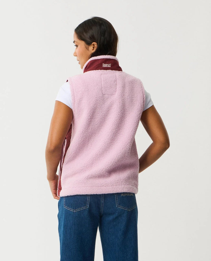 Load image into Gallery viewer, Rip Curl Women's Search Series Bonded Vest Light Mauve 0DBWFL-2442
