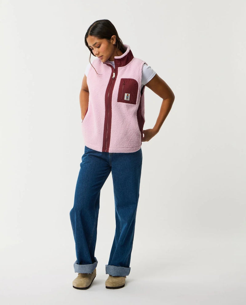 Load image into Gallery viewer, Rip Curl Women's Search Series Bonded Vest Light Mauve 0DBWFL-2442
