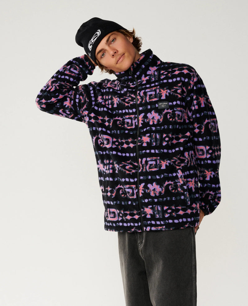 Load image into Gallery viewer, Rip Curl Men's Sessions Polar Fleece Black 0DOMFL-0090
