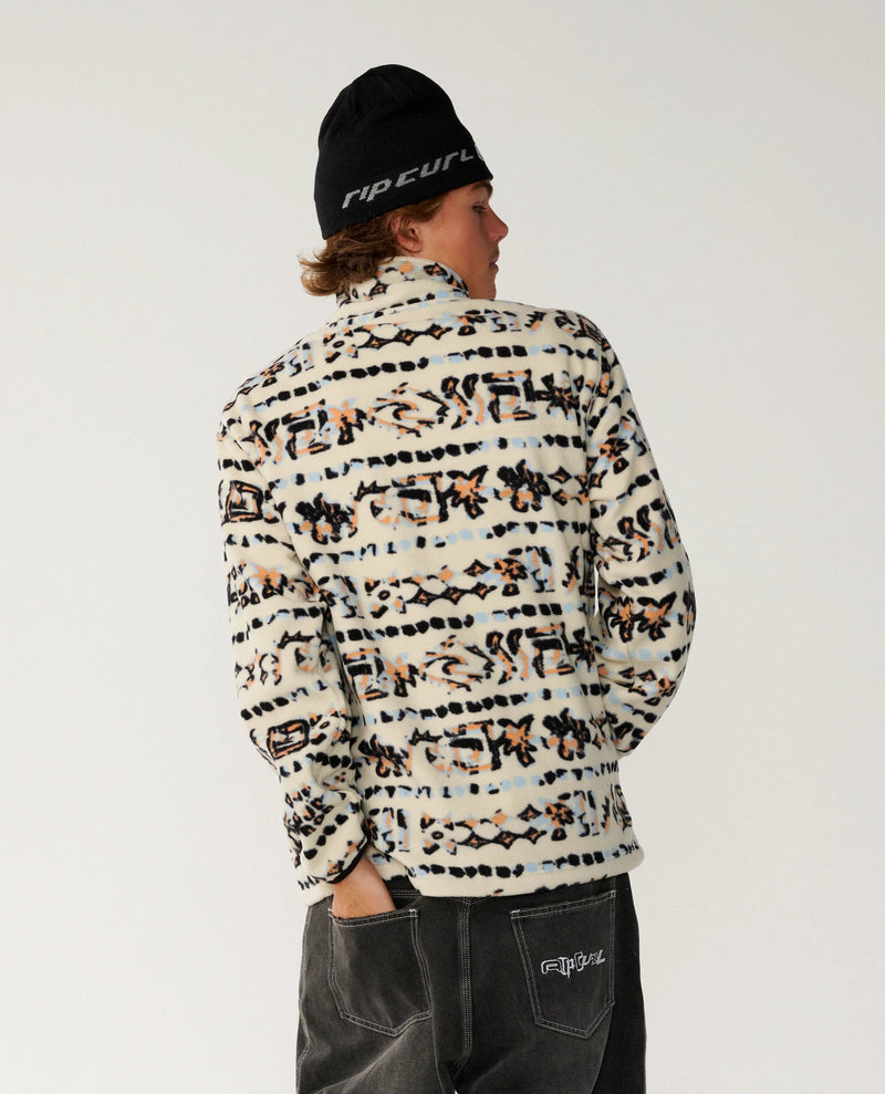Load image into Gallery viewer, Rip Curl Men's Sessions Polar Fleece Vintage White 0DOMFL-8861
