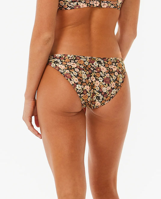 Rip Curl Women's Sea Of Dreams Full Bikini Bottom Brown 0E1WSW-9