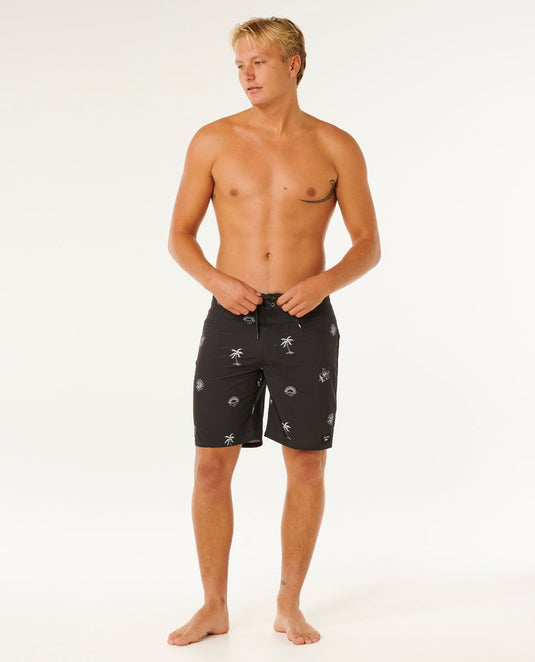 Rip Curl Men's Mirage Sessions 19" Boardshort Washed Black 0E7MBO-8264
