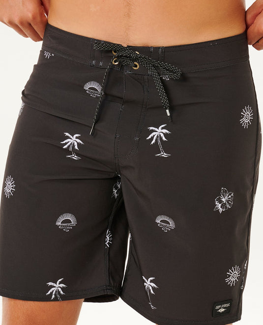 Rip Curl Men's Mirage Sessions 19" Boardshort Washed Black 0E7MBO-8264