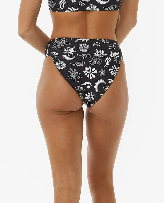 Rip Curl Women's Holiday Good Bikini Bottom Black 0EHWSW-0090