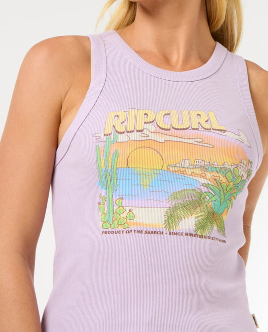 Rip Curl Women's La Paloma Tank Top Lilac 0FGWTE-0108