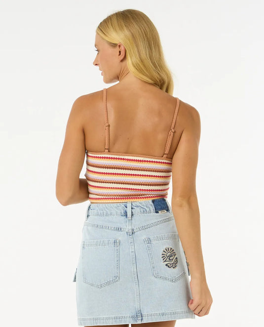 Rip Curl Women's Bobbi Stripe Cami Top Multi 0HWWTE-8817