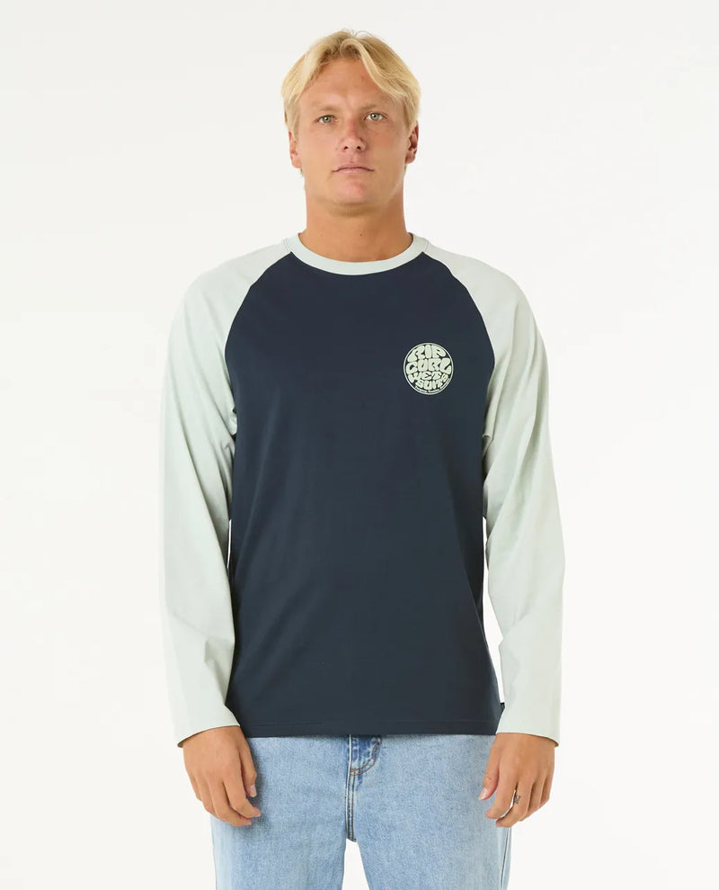 Load image into Gallery viewer, Rip Curl Men&#39;s Wetsuit Long Sleeve T-Shirt Dark Navy 0NRMTE-0291
