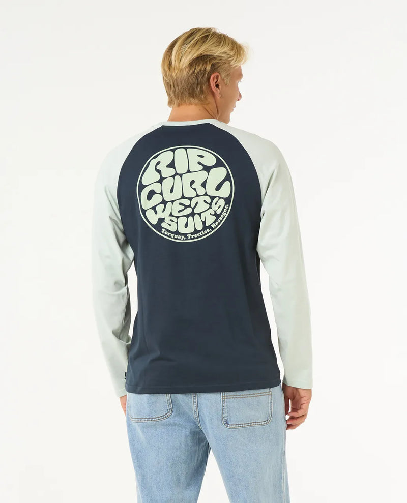Load image into Gallery viewer, Rip Curl Men&#39;s Wetsuit Long Sleeve T-Shirt Dark Navy 0NRMTE-0291
