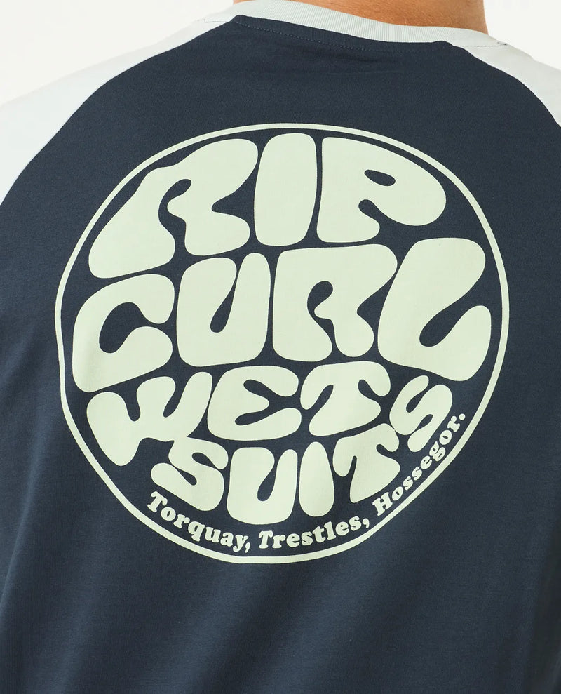 Load image into Gallery viewer, Rip Curl Men&#39;s Wetsuit Long Sleeve T-Shirt Dark Navy 0NRMTE-0291

