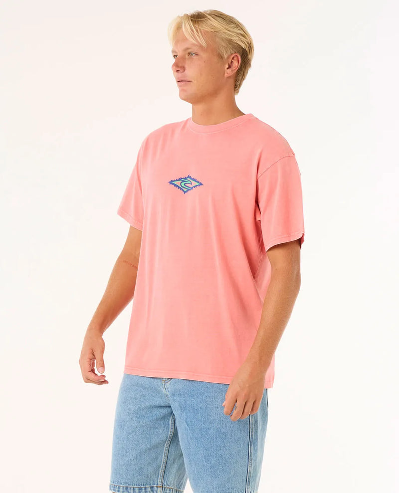 Load image into Gallery viewer, Rip Curl Men&#39;s Raw Energy Sloth T-shirt Watermelon 0O2MTE-3156
