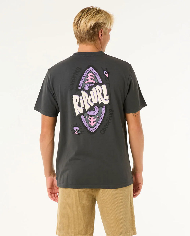 Load image into Gallery viewer, Rip Curl Men&#39;s Shield T-Shirt Washed Black 0OAMTE-8264

