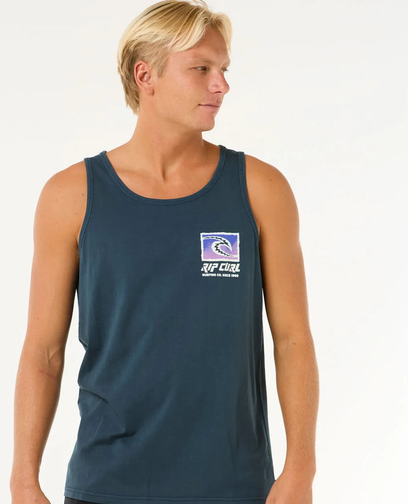 Load image into Gallery viewer, Rip Curl Men&#39;s Raw Energy Trad Tank Top Dark Navy 0OJMTE-0291
