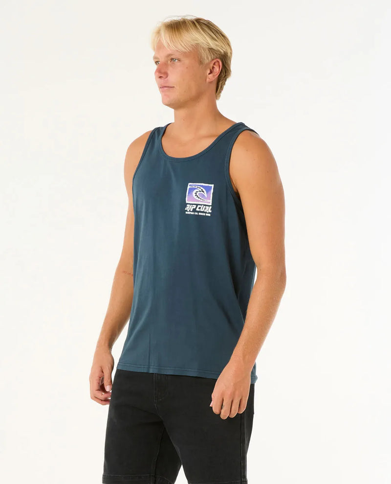 Load image into Gallery viewer, Rip Curl Men&#39;s Raw Energy Trad Tank Top Dark Navy 0OJMTE-0291
