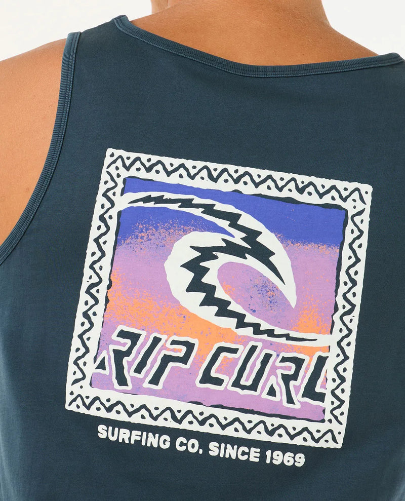 Load image into Gallery viewer, Rip Curl Men&#39;s Raw Energy Trad Tank Top Dark Navy 0OJMTE-0291
