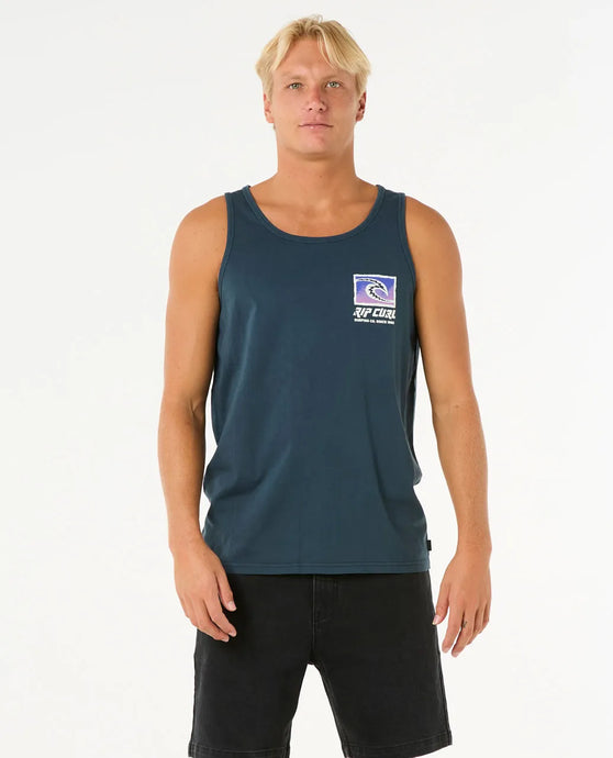 Rip Curl Men's Raw Energy Trad Tank Top Dark Navy 0OJMTE-0291