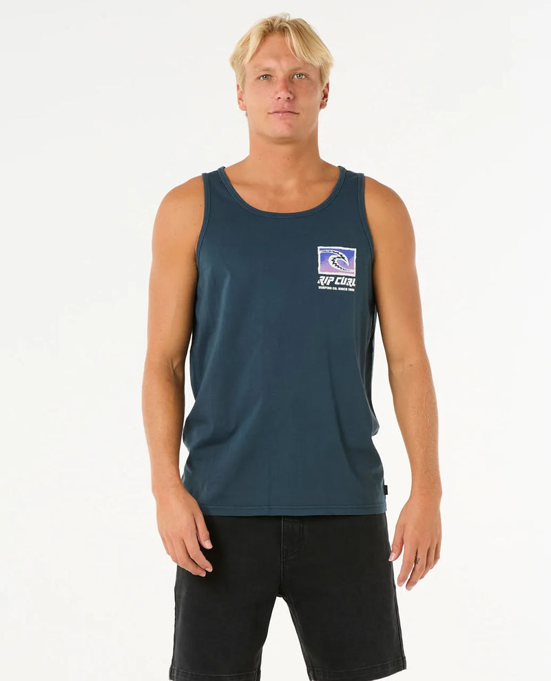 Load image into Gallery viewer, Rip Curl Men&#39;s Raw Energy Trad Tank Top Dark Navy 0OJMTE-0291

