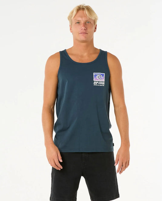 Rip Curl Men's Raw Energy Trad Tank Top Dark Navy 0OJMTE-0291