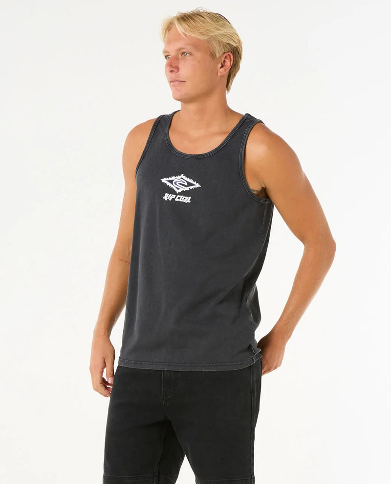 Load image into Gallery viewer, Rip Curl Men&#39;s Raw Energy Sloth Tank Top Black 0OKMTE-0090

