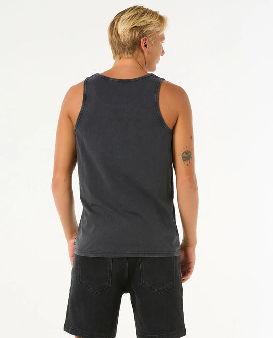Rip Curl Men's Raw Energy Sloth Tank Top Black 0OKMTE-0090