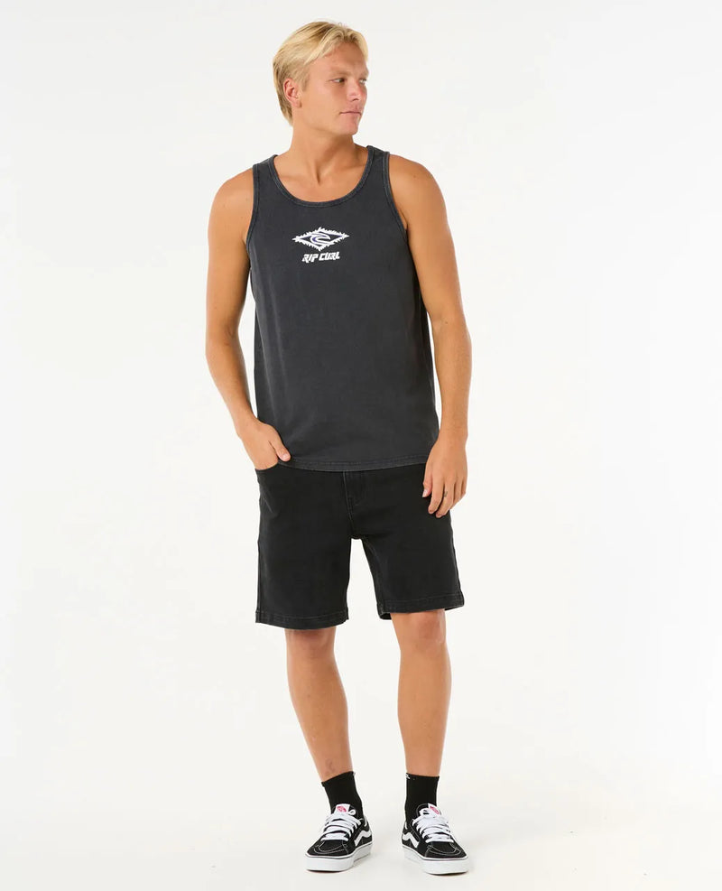 Load image into Gallery viewer, Rip Curl Men&#39;s Raw Energy Sloth Tank Top Black 0OKMTE-0090
