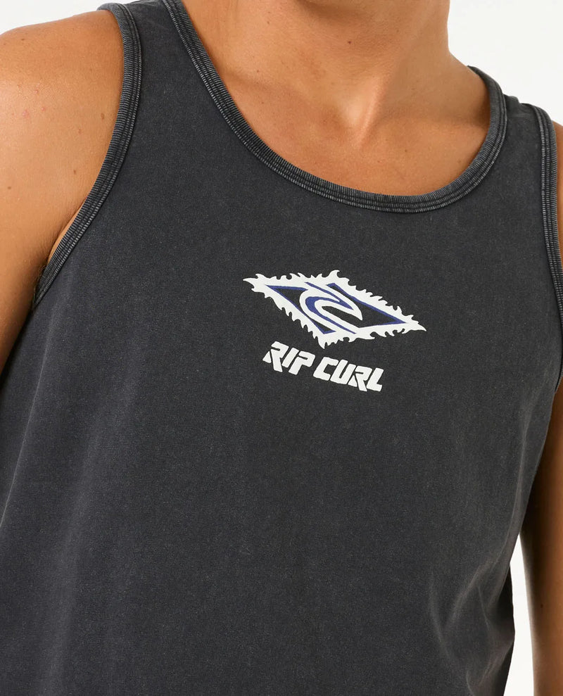 Load image into Gallery viewer, Rip Curl Men&#39;s Raw Energy Sloth Tank Top Black 0OKMTE-0090
