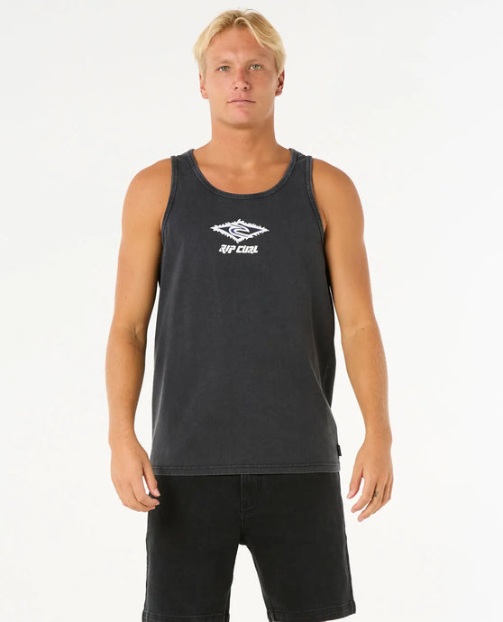 Rip Curl Men's Raw Energy Sloth Tank Top Black 0OKMTE-0090