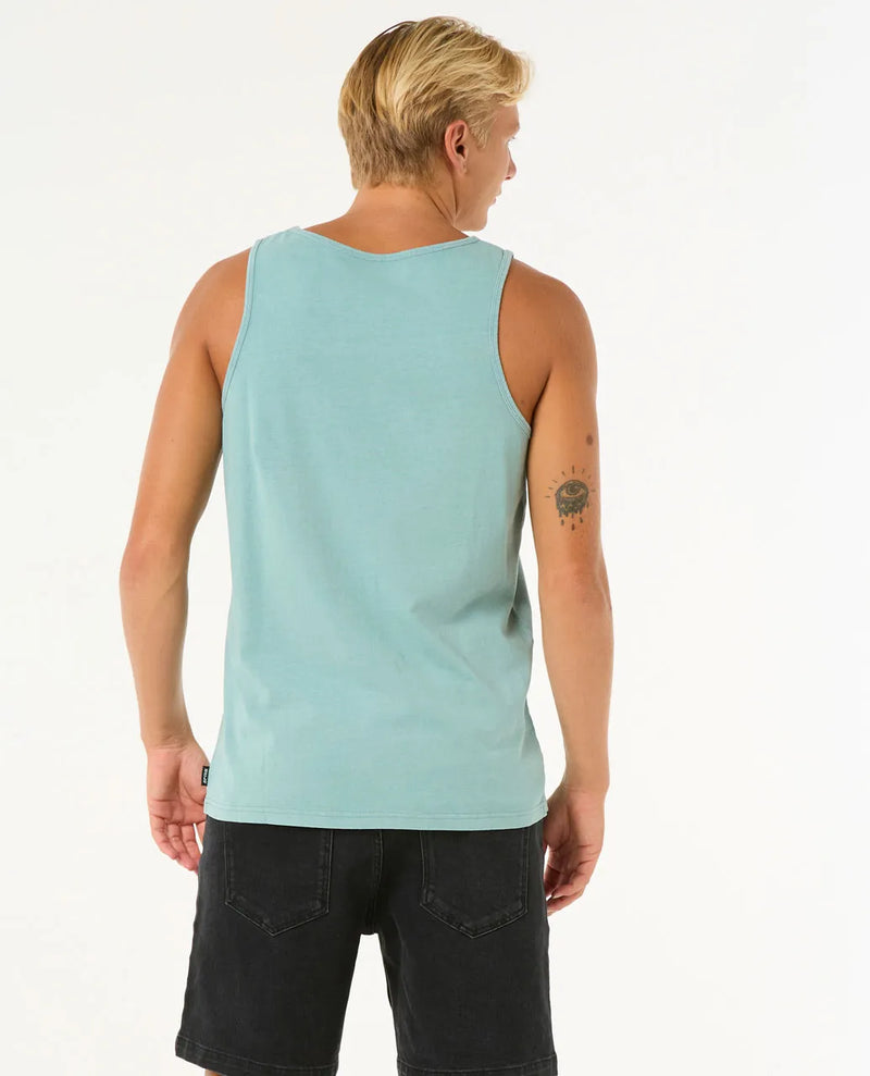 Load image into Gallery viewer, Rip Curl Men&#39;s Raw Energy Sloth Tank Top Blue Lagoon 0OKMTE-3038
