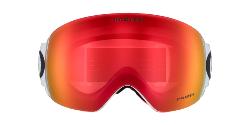 Load image into Gallery viewer, Oakley Unisex Flight Deck™ L Matte White Snow Goggles Prizm Snow Torch Iridium OO7050-35
