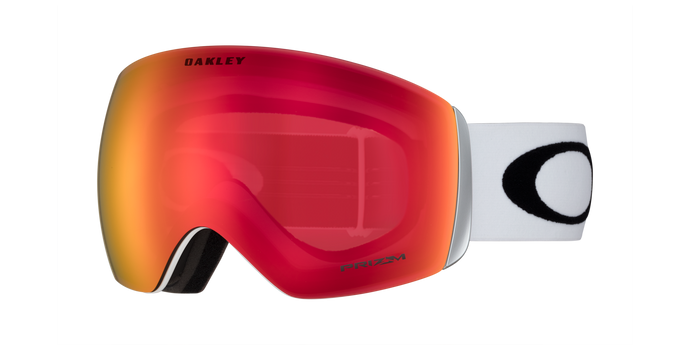 Oakley Unisex Flight Deck™ L Matte White Snow Goggles Prizm Snow Torch Iridium OO7050-35
