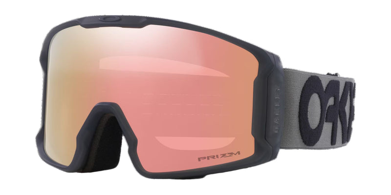 Load image into Gallery viewer, Oakley Unisex Line Miner™ L Matte Forged Iron Snow Goggles Prizm Rose Gold Iridium OO7070-E8
