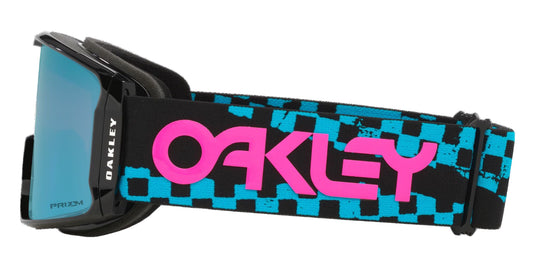 Oakley Unisex Line Miner™ L Chex Black Snow Goggles Prizm Snow Sapphire Iridium OO7070-I201