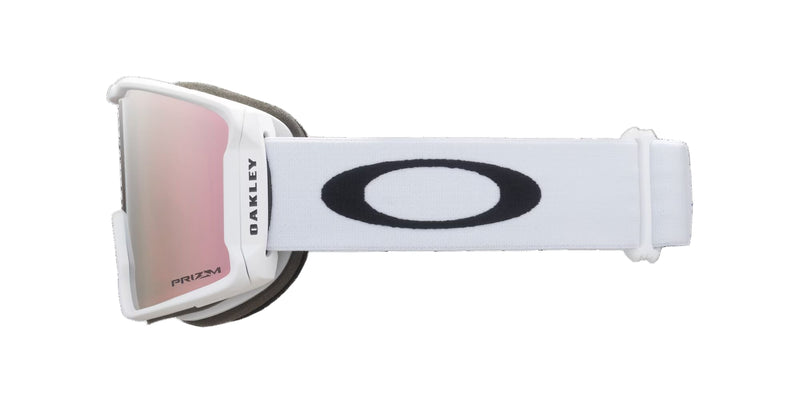 Load image into Gallery viewer, Oakley Unisex Line Miner™ M Matte White Snow Goggles Prizm Rose Gold Iridium OO7093-70-00
