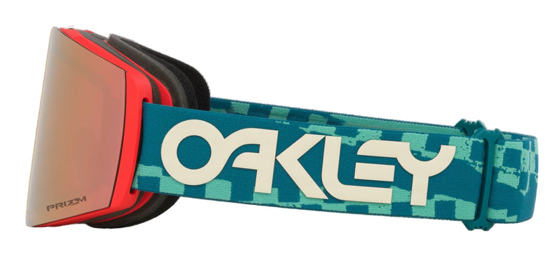 Load image into Gallery viewer, Oakley Unisex Fall Line M Pacific Chex Snow Goggles Prizm Rose Gold Iridium OO7103-79
