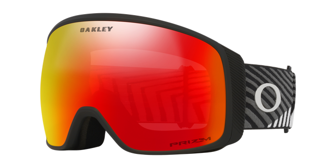 Oakley Unisex Flight Tracker L Black Brutal Snow Goggles Prizm Snow Torch Iridium OO7104-8300